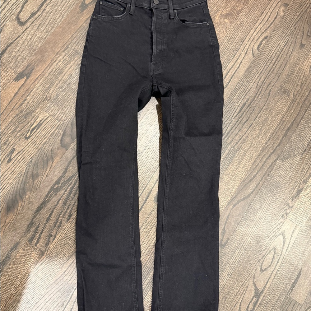 MOTHER The Tripper Ankle Flare Black Size 26